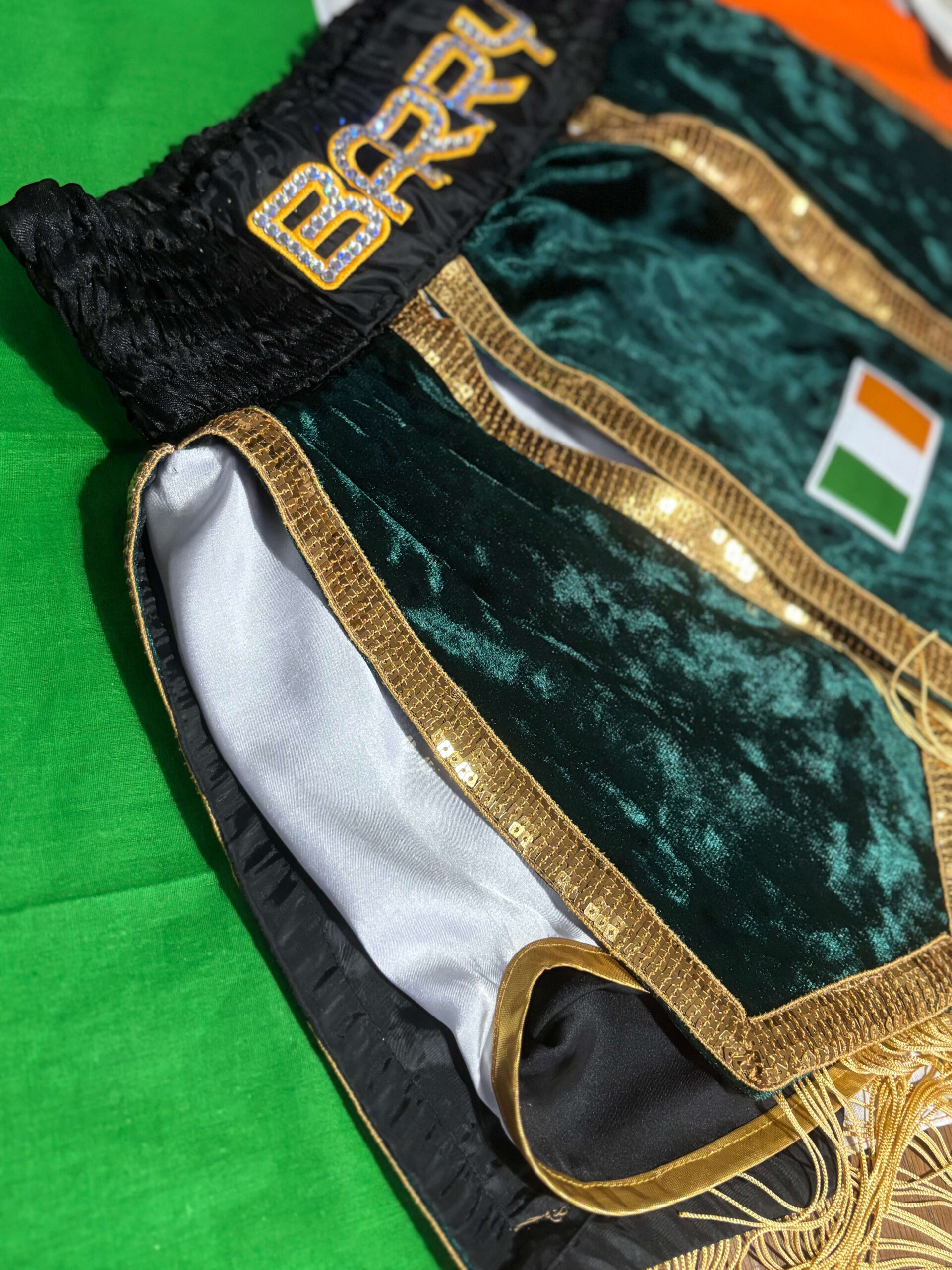 CV...☮ "Celtic Royalty" Showtime Bespoke Gladiator Shorts & Cropped Jacket - Image 4